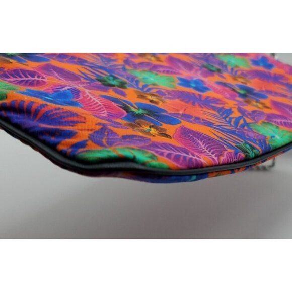 VILEBREQUIN Pink Blue Multicolored Hibiscus Floral Beach Pouch Clutch MEDIUM NWT - Picture 11 of 13